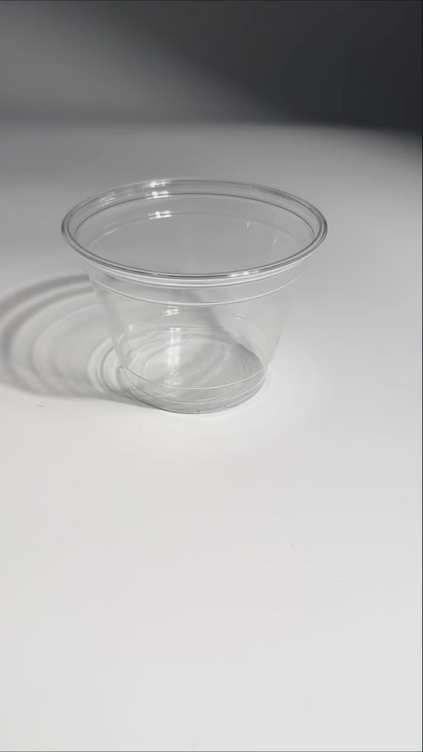 video detalles vasos de plástico transparente maha
