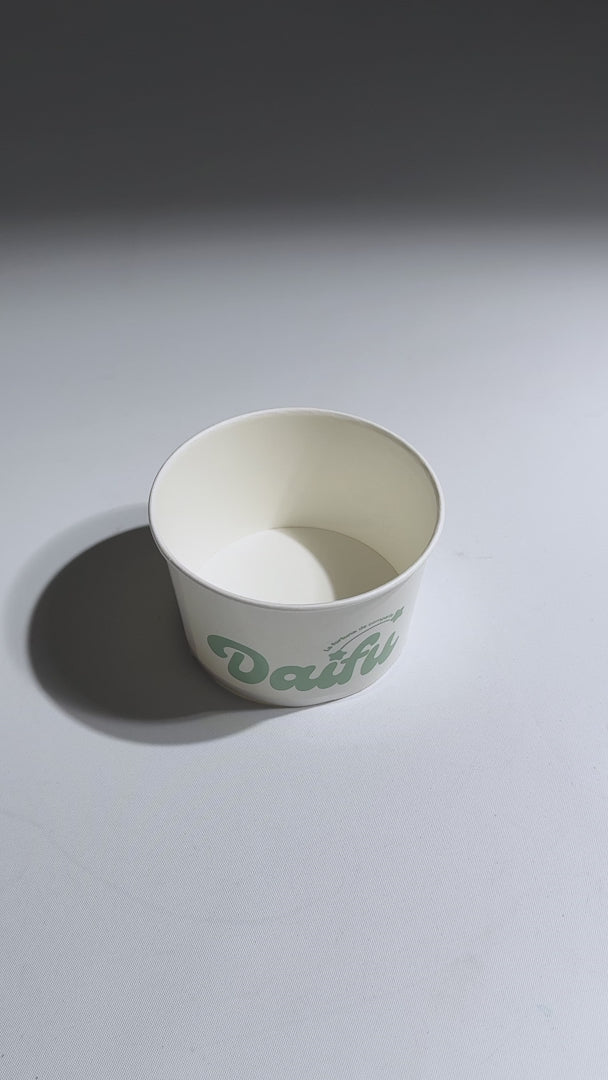 video detalles contenedor de papel personalizado maha
