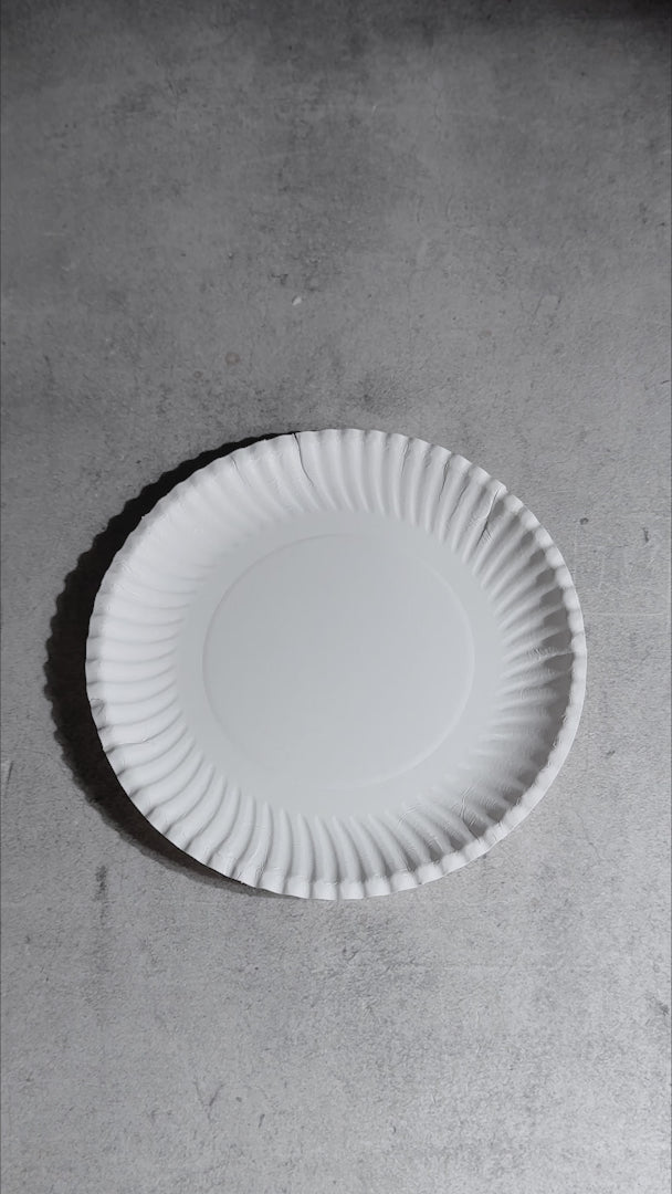 Cargar vídeo: video detalles plato desechable maha