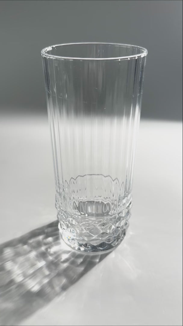 video detalles vaso cristal new york maha