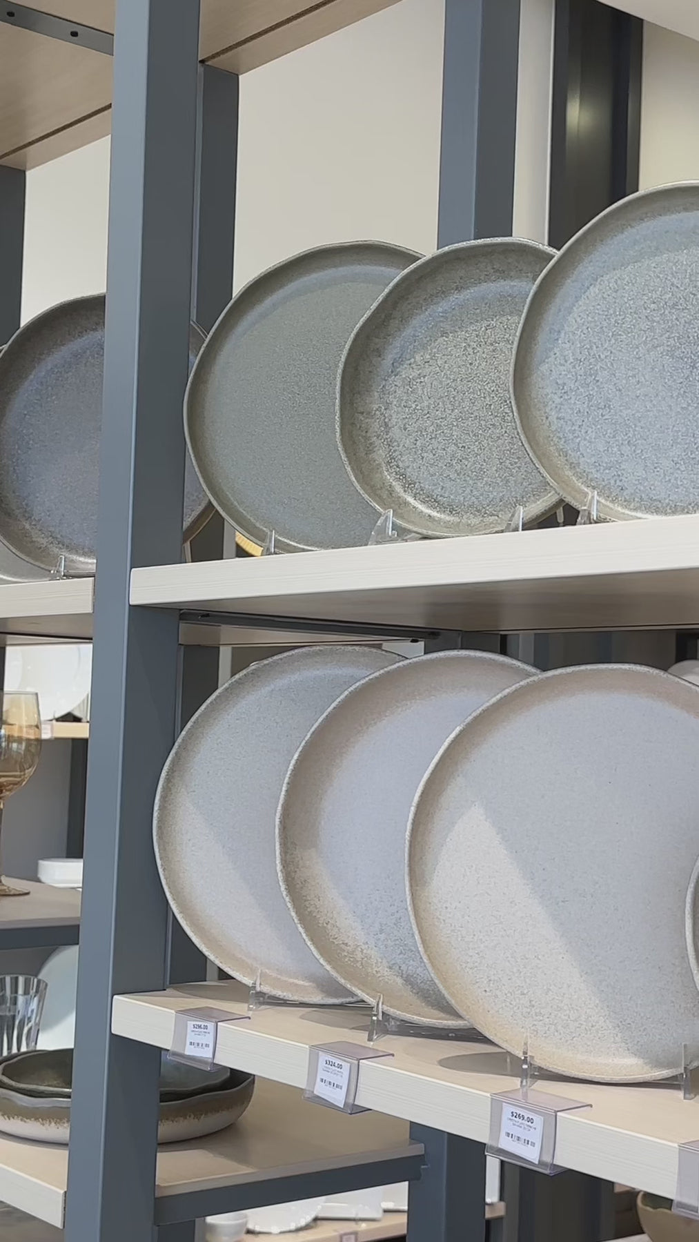 Platos trinche de porcelana café Cresta Sahara