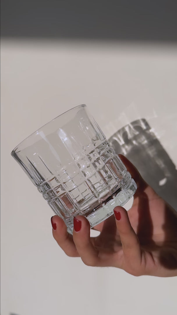video detalles vaso old fashion maha