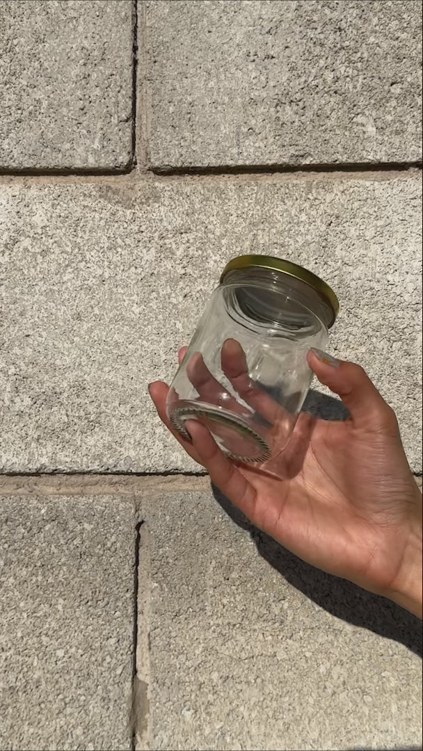 video detalles frascos de vidrio maha