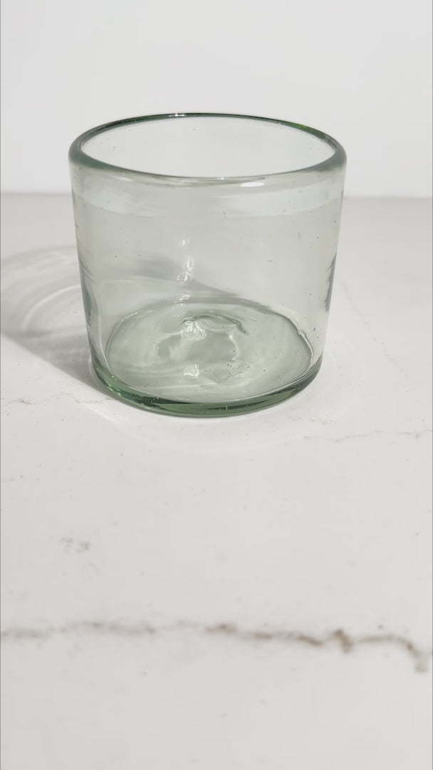 Vaso vidrio soplado transparente Nael 250 ml