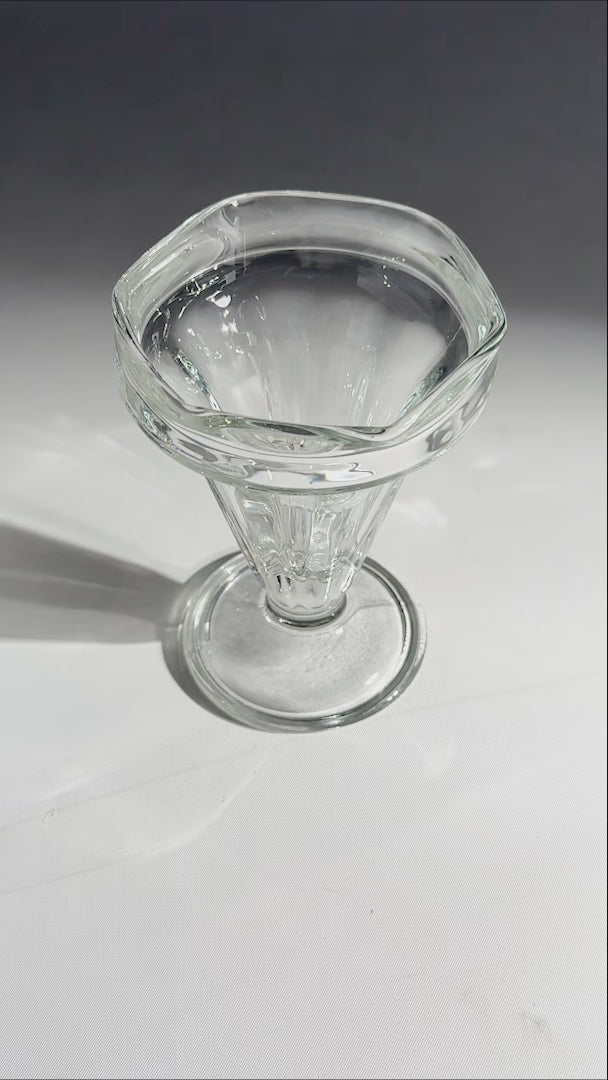 video detalles copa de vidrio maha