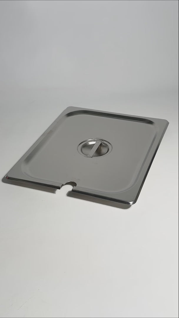 video detalles tapa de acero inoxidable maha