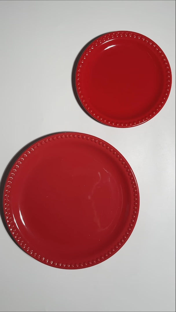 video detalles plato monet rojo maha