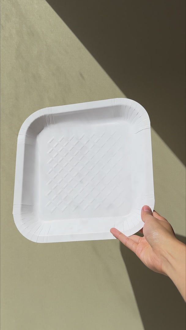 Cargar vídeo: video detalles platos desechables maha