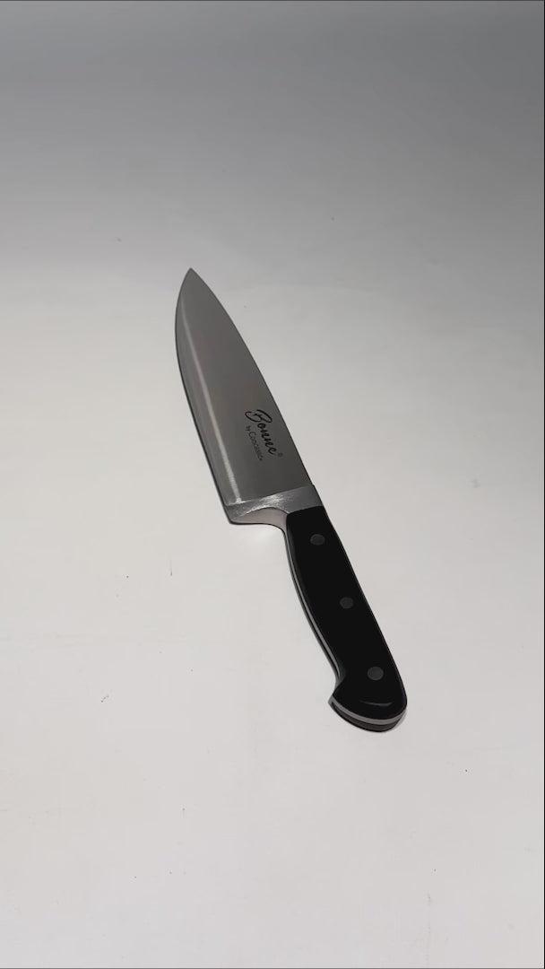 video detalles cuchillo para chef maha