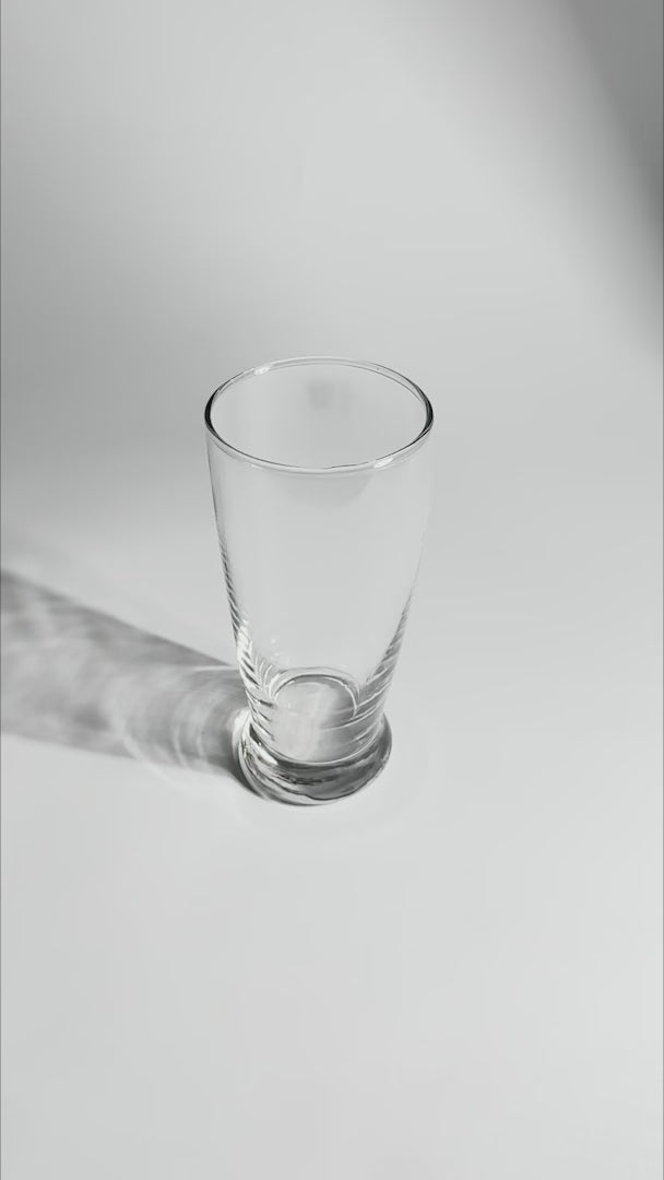 video detalles vaso de vidrio maha
