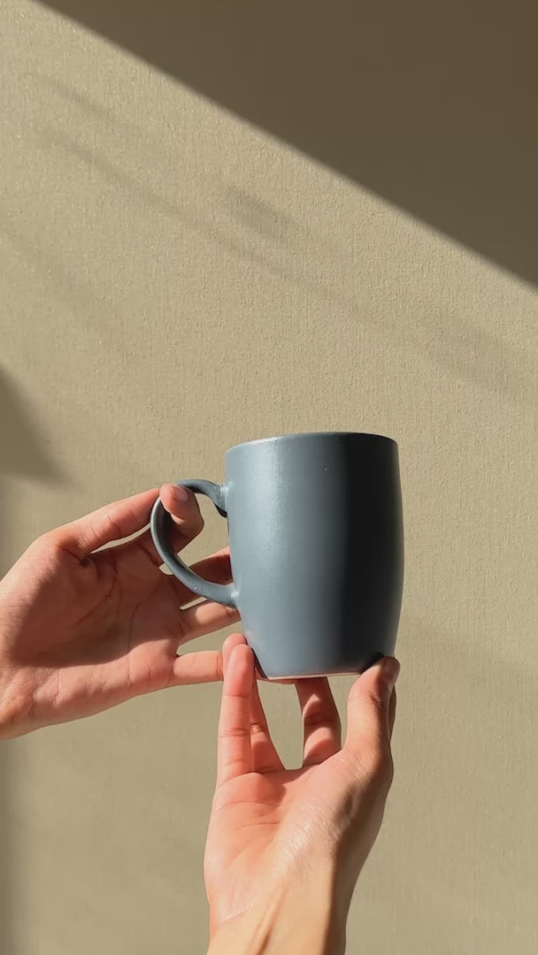 video detalles taza para cafe maha