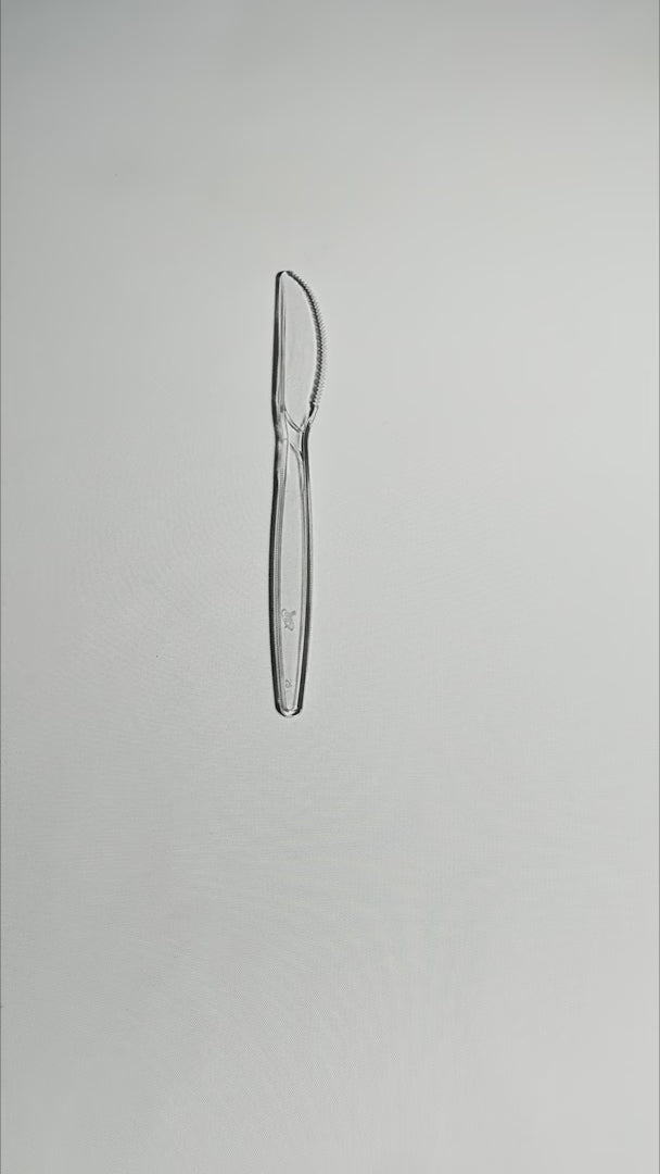 video detalles cuchillo desechable maha