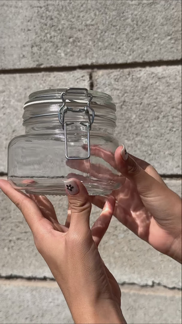 video detalles especiero de vidrio maha