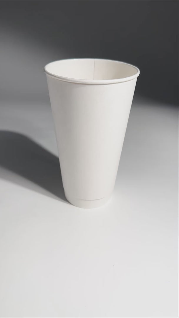 video detalles vaso papel  20 oz maha