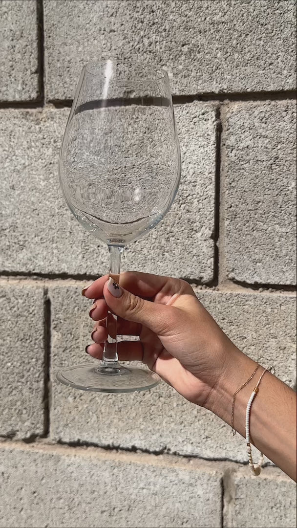 video detalles copa de vidrio maha