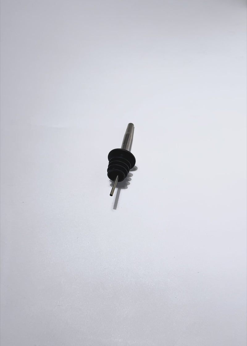 Dosificador para botellas de acero inoxidable plata 10 cm