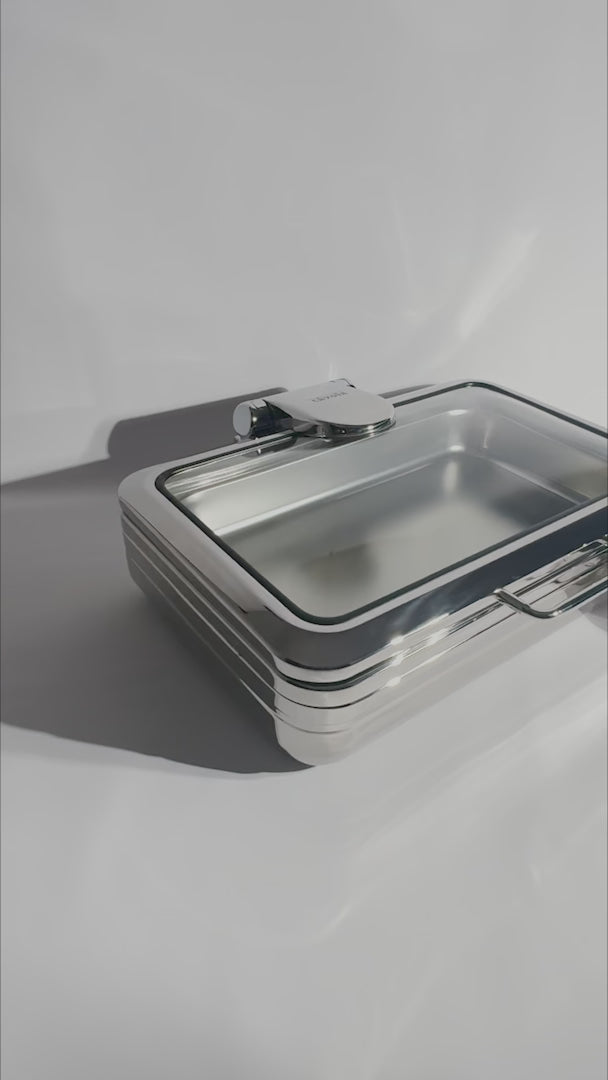 video detalles chafer de acero inoxidable maha