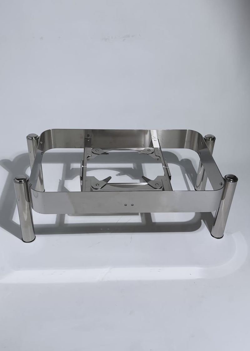 Video de estudio de la base rectangular de acero inoxidable para chafer de inducción de 9 L.
