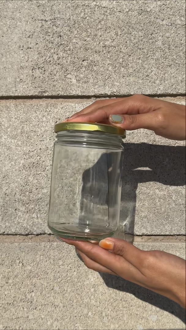 video detalles frascos de vidrio maha