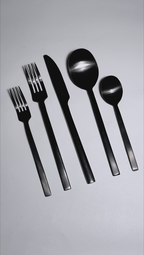 video detalles cuchillo de mesa maha