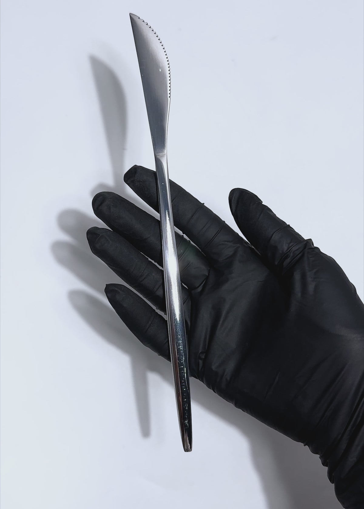 Cargar vídeo: Cuchillo para mesa de acero inoxidable plata Atenas 22.5 cm