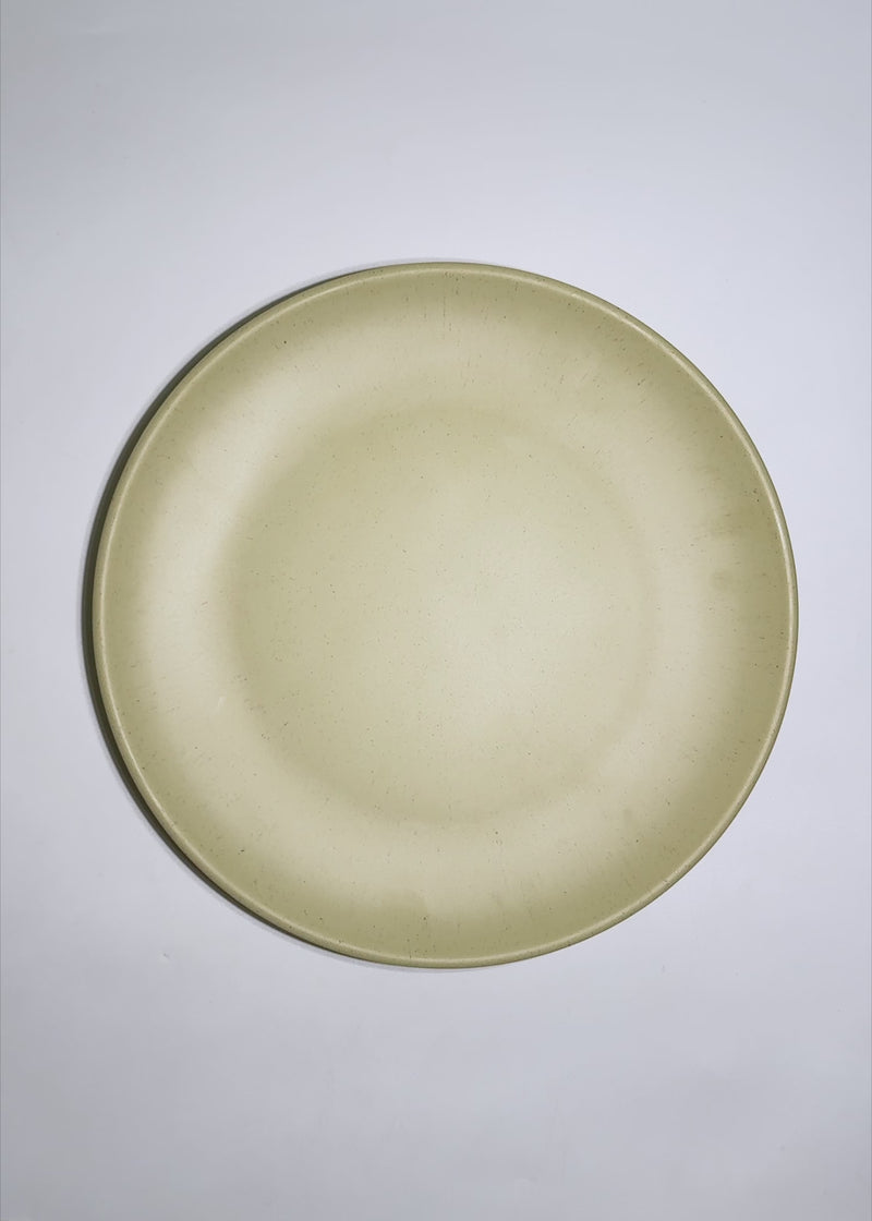 Plato trinche de melamina arena mate de 30.5 cm