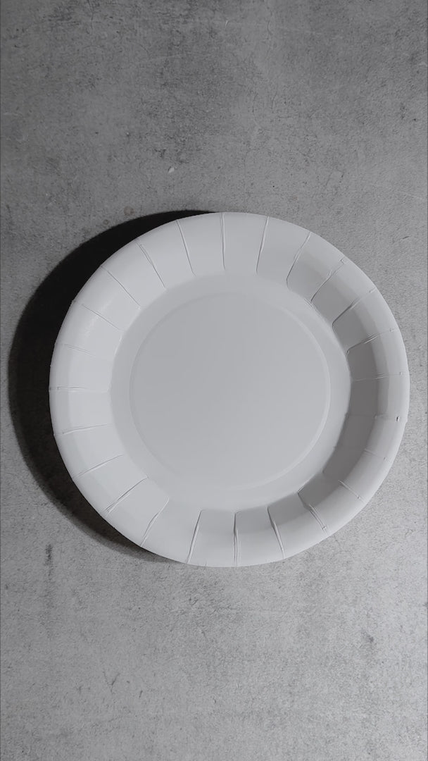 video detalles platos desechables maha