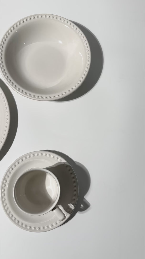 Video platos blancos de ceramica 