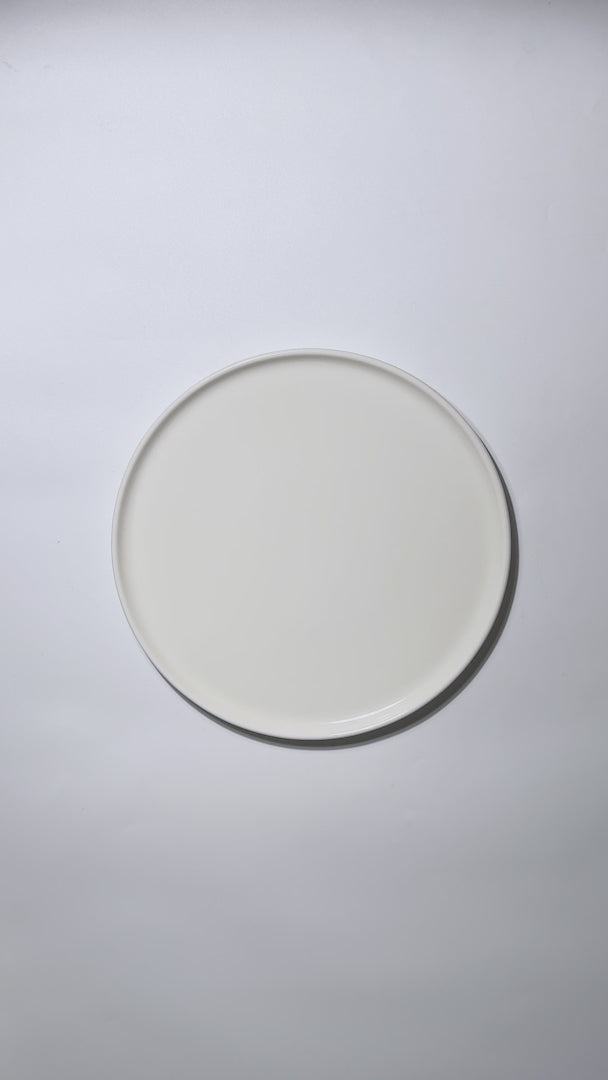 Video del plato trinche de porcelana blanco Hygge de 22 cm