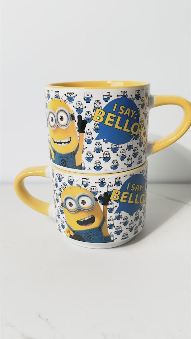 video detalles taza minions mahahome