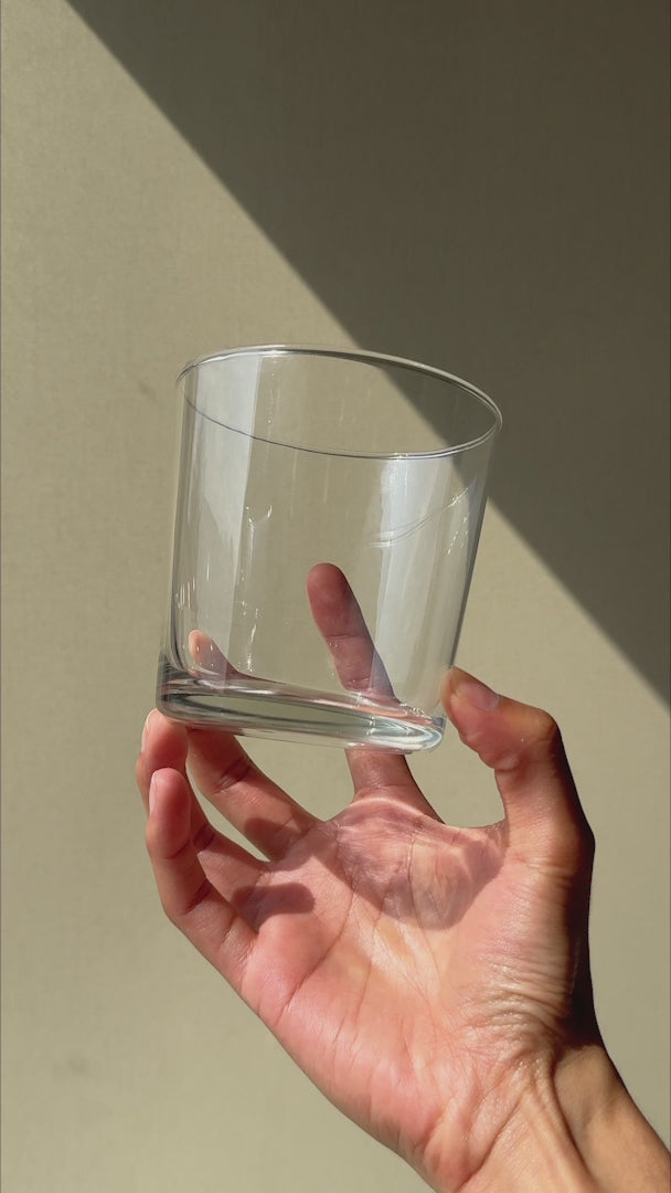 Cargar vídeo: Vaso double Old Fashion de vidrio transparente Sidra Beverage 385 ml