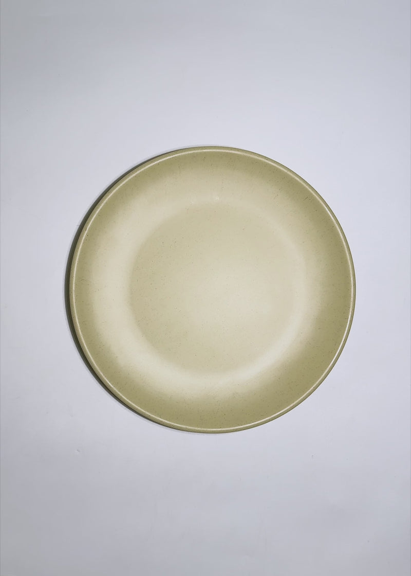 Plato trinche de melamina arena mate de 26.7 cm