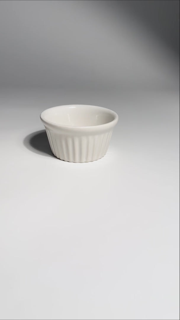 Ramekin de cerámica blanco Ailén 80 ml