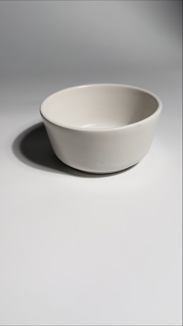 video detalles tazon ceramica blanco maha