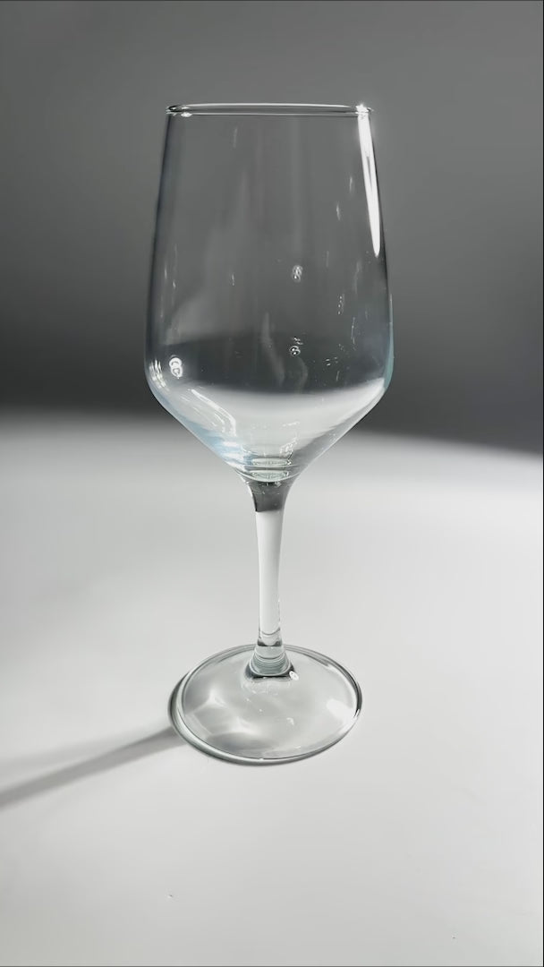 Copa de vino tinto vidrio templado transparente Mencía 580 ml