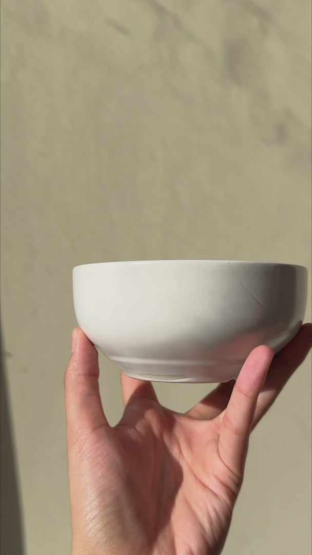 Cargar vídeo: Tazón sopero de cerámica blanco personalizado logo doble Baltimore 350 ml