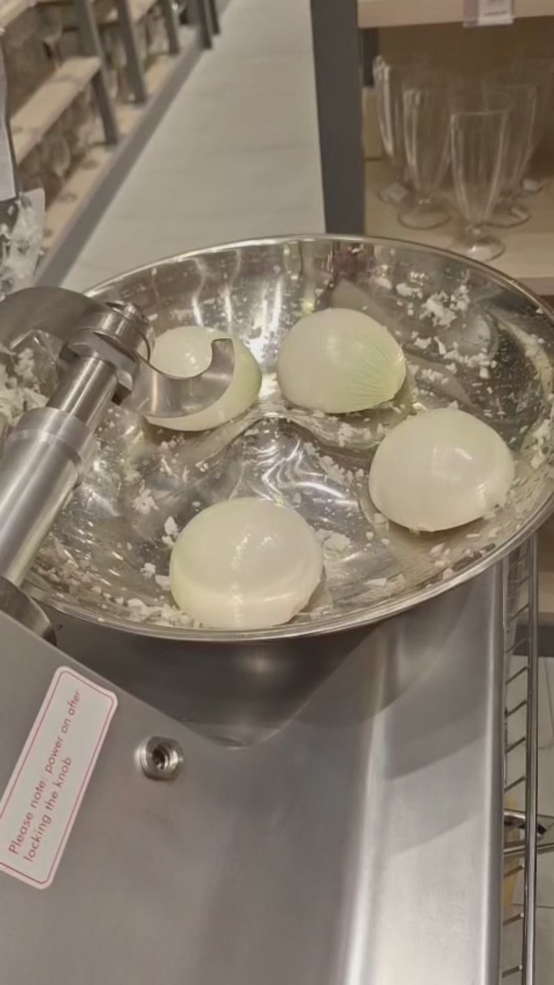 Procesadora de alimentos de mesa de acero inoxidable plata 4 kg