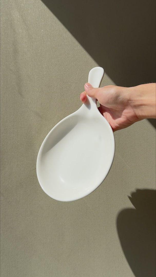 Cargar vídeo: Sartén de porcelana blanco Optiva 16 cm
