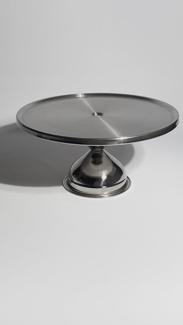 video detalles base metalica para pastel