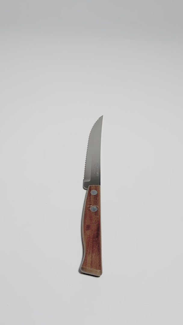 video detalles cuchillo asado maha