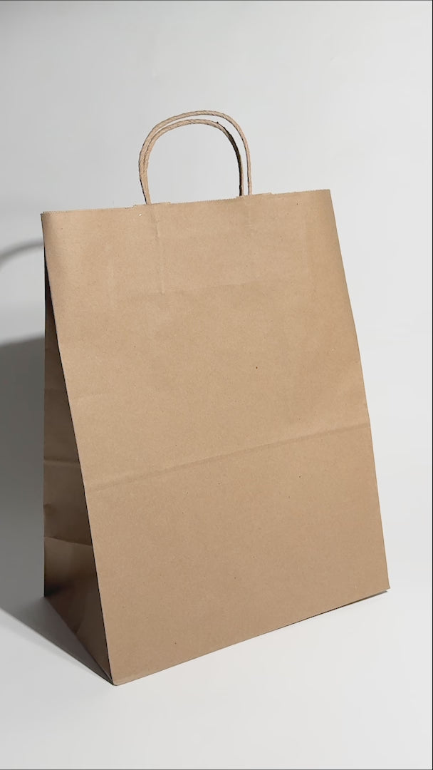 video detalles bolsa de papel kraft maha