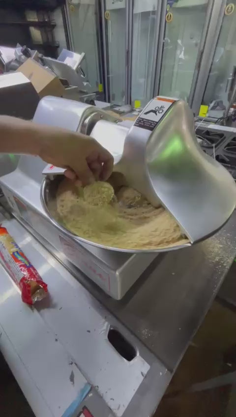 Cargar vídeo: Procesadora de alimentos de mesa de acero inoxidable plata 7 kg
