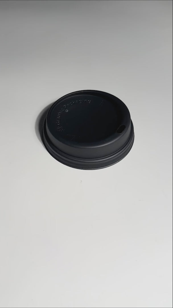 Cargar vídeo: tapa domo negro bebida caliente 8 oz maha