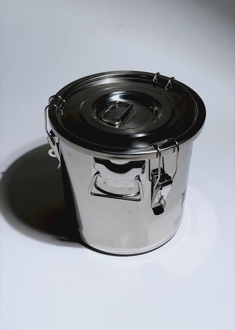 Olla de acero inoxidable 201 de 12 L con clip y tapa de sello hermético, vista de producto 3