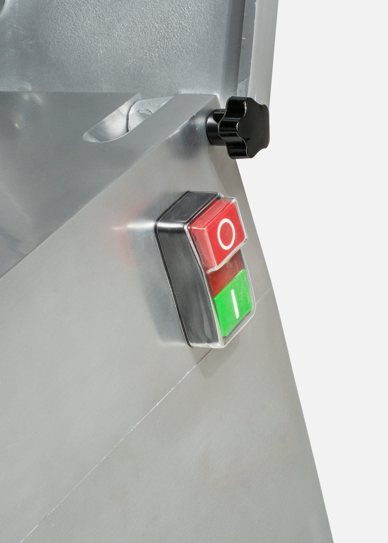 Procesadora de alimentos con discos de corte de acero inoxidable