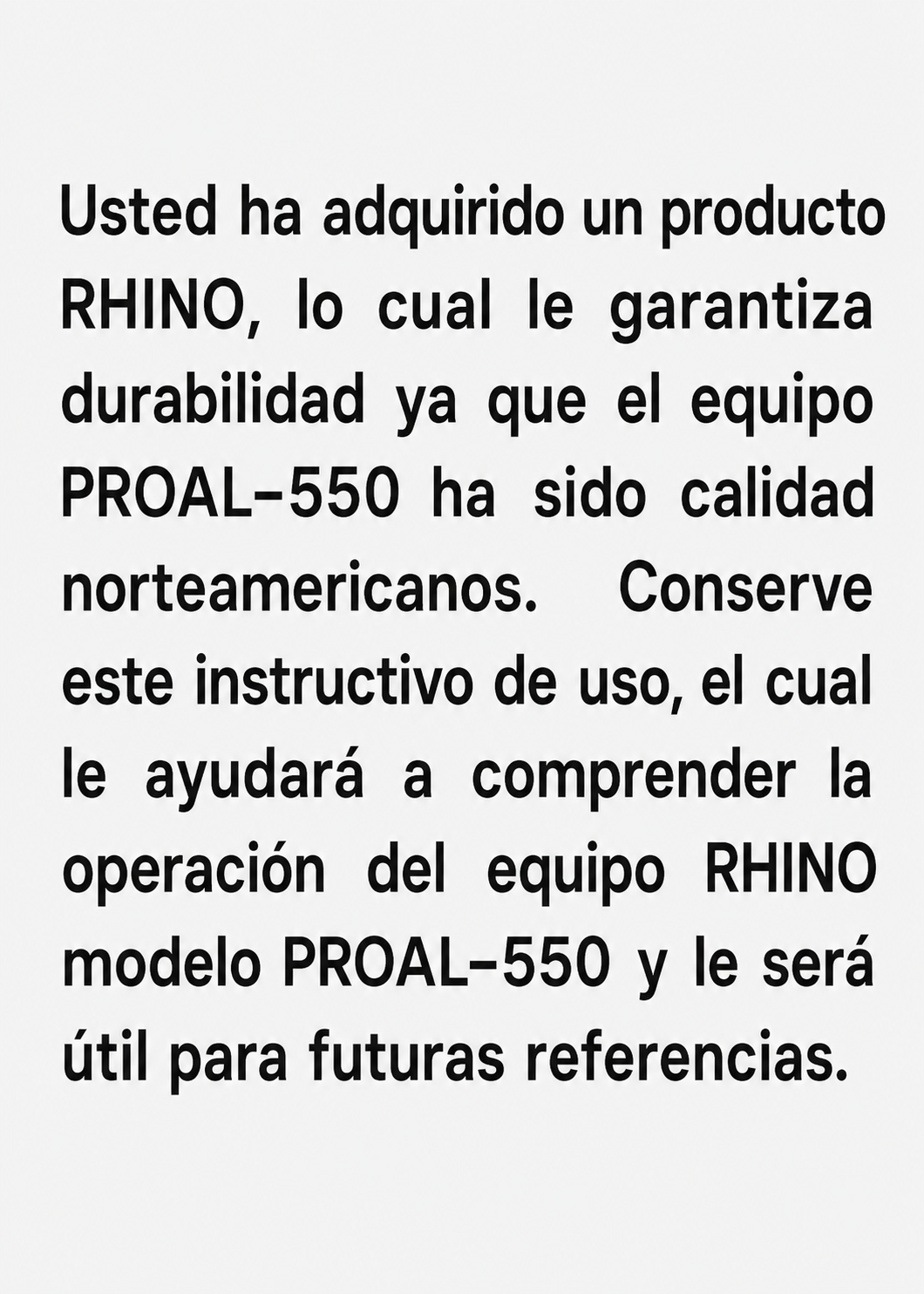 compra procesador de alimentos rhino de venta solo en maha