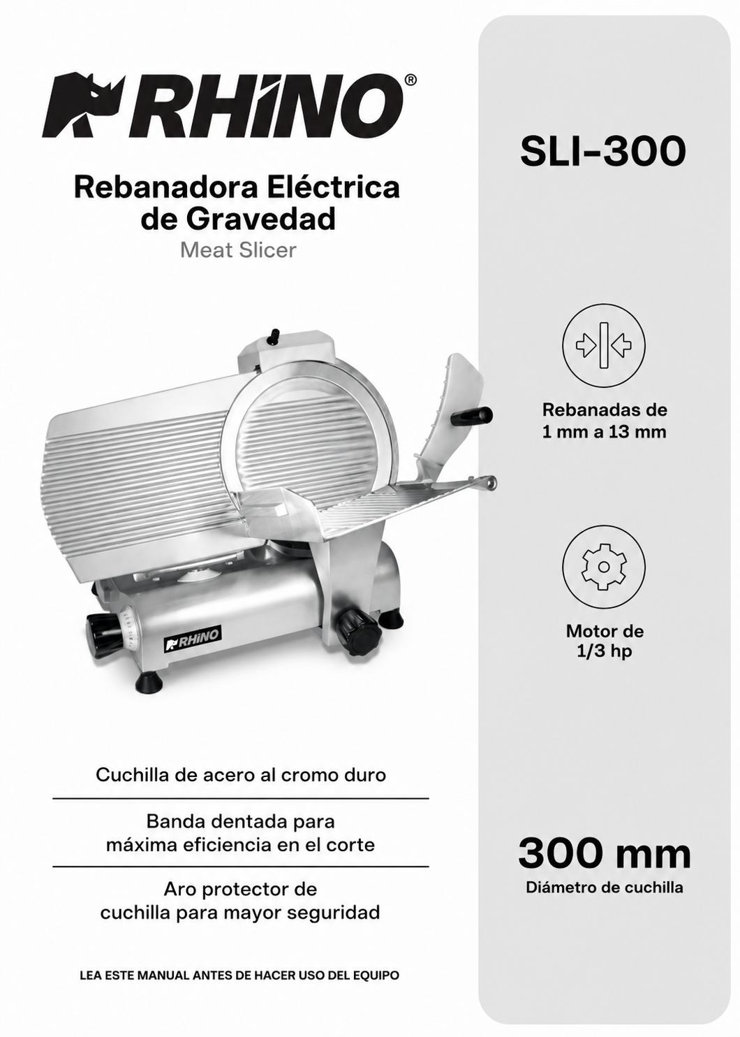 compra rebanadora de queso y jamon rhino de venta en maha