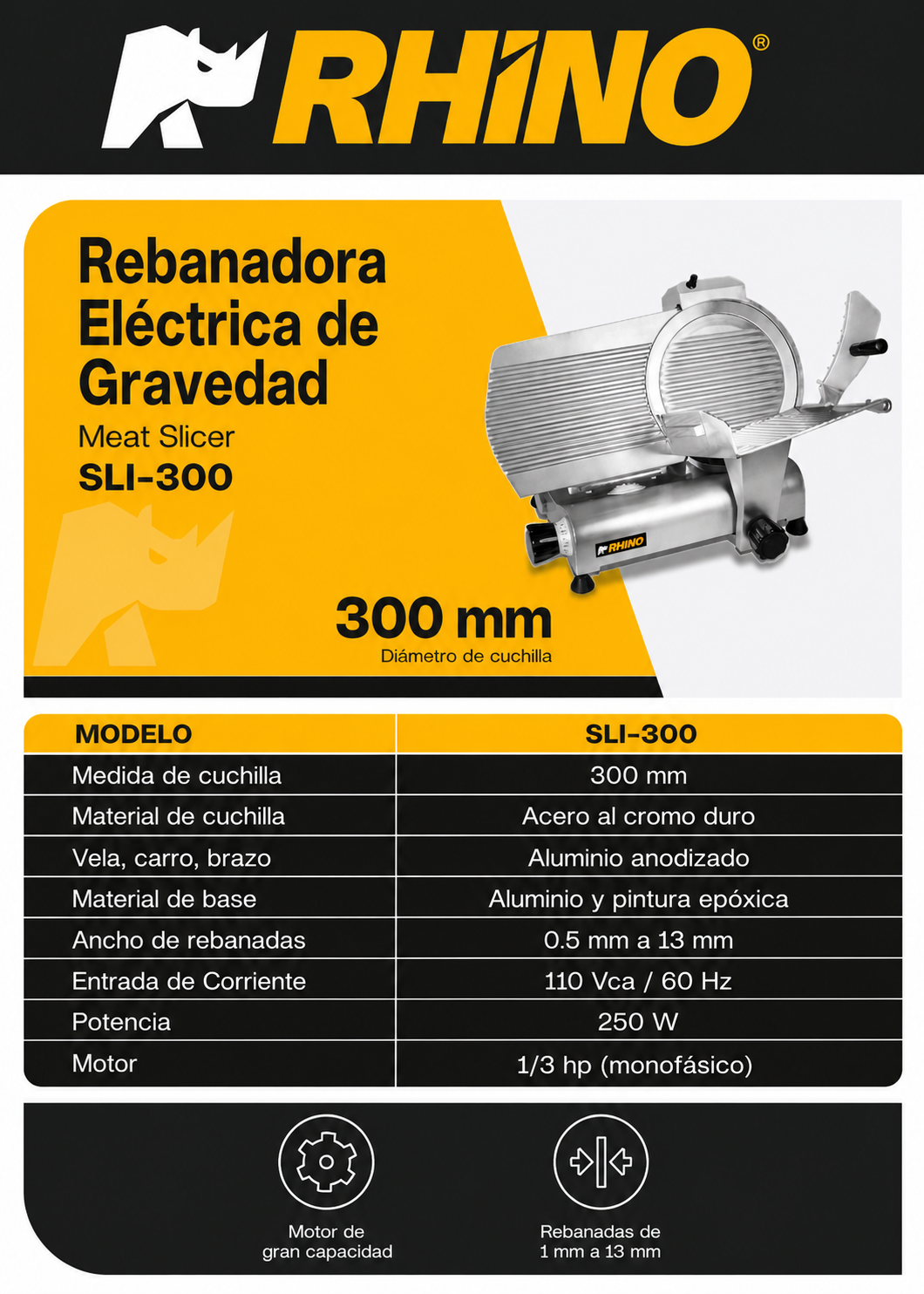 compra rebanadora de queso y jamon rhino de venta en maha