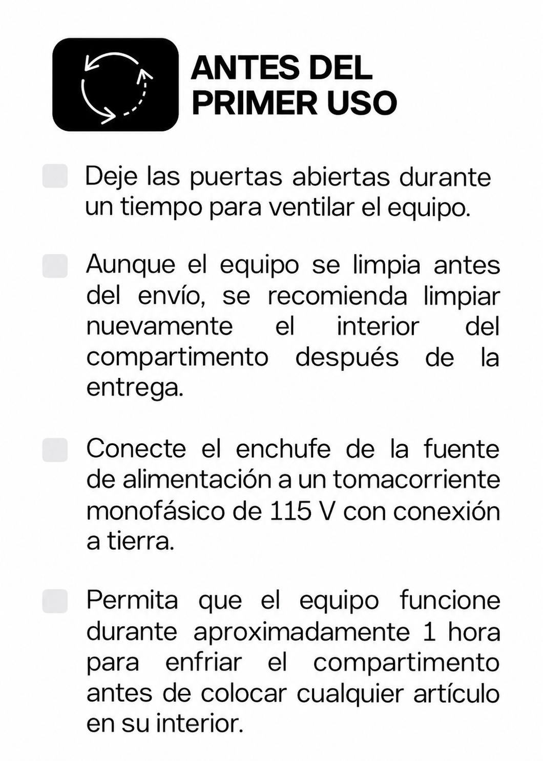 Ficha técnica y detalle de especificaciones del refrigerador vertical Rhino 13 ft³ de 211.5 L, imagen 19