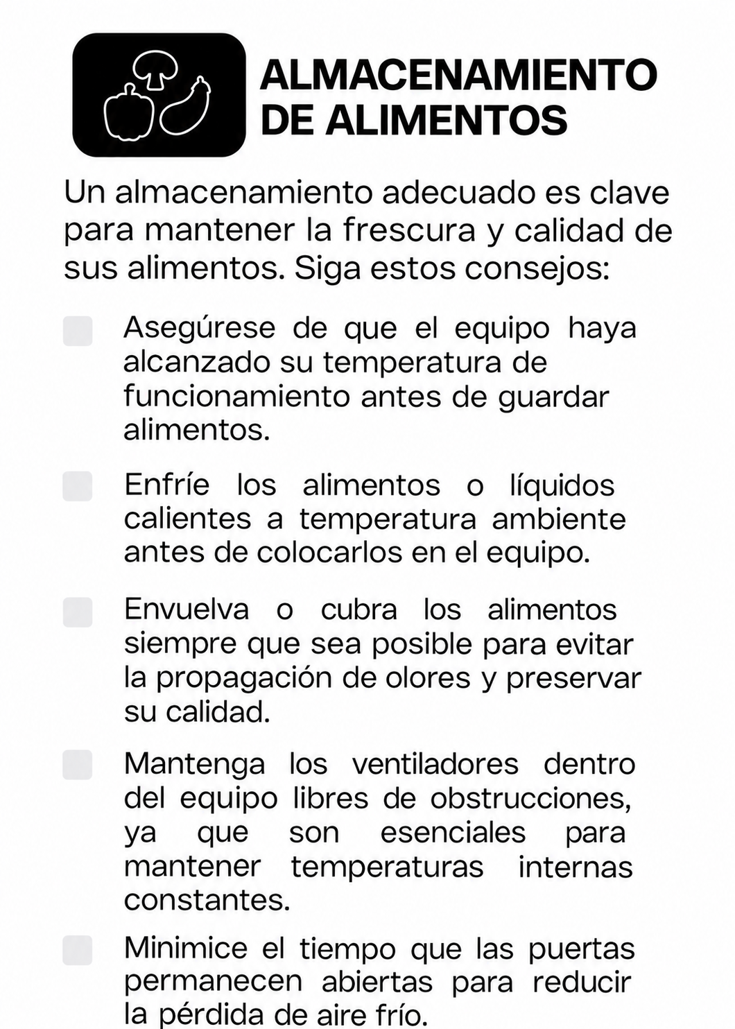Ficha técnica y detalle de especificaciones del refrigerador vertical Rhino 13 ft³ de 211.5 L, imagen 22